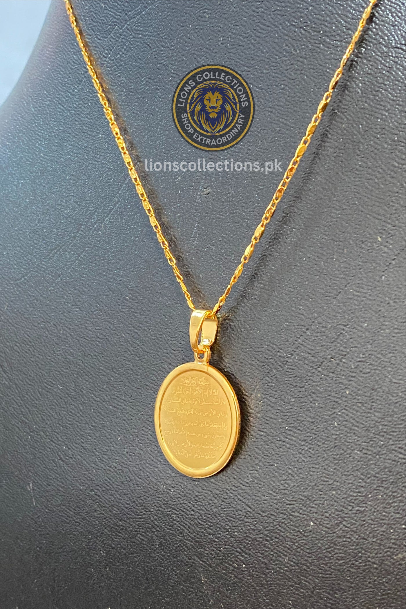 24k gold plated locket chain